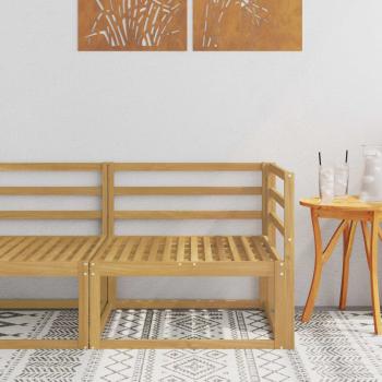 ARDEBO.de - Outdoor Ecksofa Weiß 83 x 83 x 73 cm