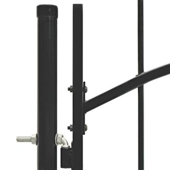 Gartentor Woerden Stahl 1x1,5 m Schwarz
