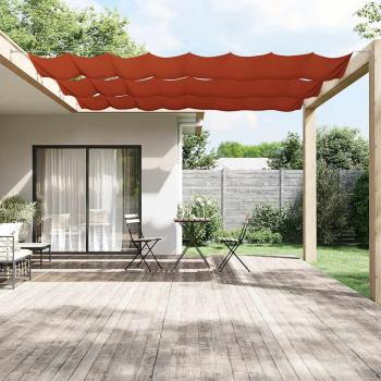 ARDEBO.de - Senkrechtmarkise Terrakotta 60x1000 cm Oxford-Gewebe