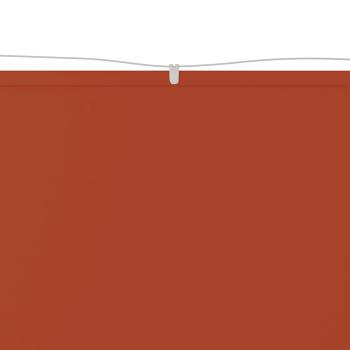 Senkrechtmarkise Terrakotta 60x1000 cm Oxford-Gewebe