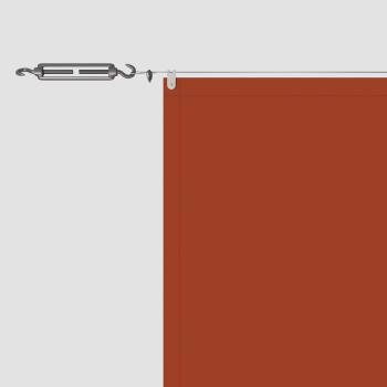 Senkrechtmarkise Terrakotta 60x1000 cm Oxford-Gewebe