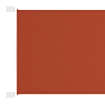Senkrechtmarkise Terrakotta 140x800 cm Oxford-Gewebe