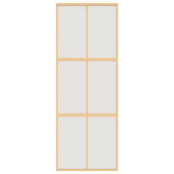 Schiebetür Golden 76x205 cm Matt ESG-Glas und Aluminium
