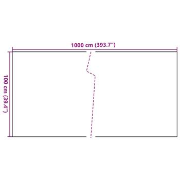 Balkon-Sichtschutz Anthrazit 1000x100 cm Poly Rattan