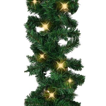 ARDEBO.de - Weihnachtsgirlande mit LED-Lichtern 10 m