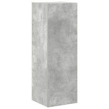 4-tlg. TV-Schrank-Set Betongrau Holzwerkstoff
