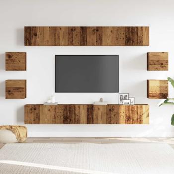 TV-Schrankset Altholz Holzwerkstoff