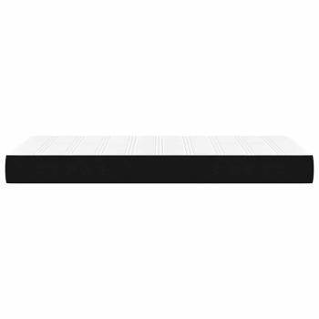 Taschenfederkernmatratze Mittel Schwarz 100x200x20 cm Stoff