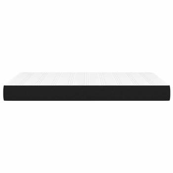 Taschenfederkernmatratze Mittel Schwarz 120x200x20 cm Stoff