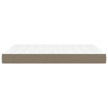 Taschenfederkernmatratze Mittel Taupe 140x190x20 cm Stoff