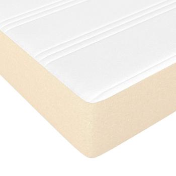 Taschenfederkernmatratze Mittel Creme 180x200x20 cm Stoff