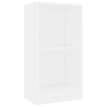 Bücherregal Weiß 40x24x75 cm Holzwerkstoff