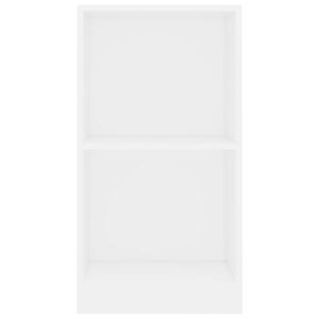 Bücherregal Weiß 40x24x75 cm Holzwerkstoff
