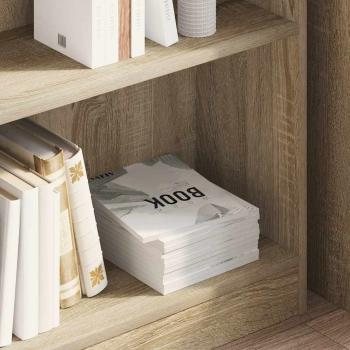 Bücherregal Sonoma-Eiche 80x24x75 cm Holzwerkstoff