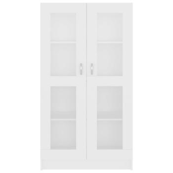Vitrinenschrank Weiß 82,5x30,5x150 cm Holzwerkstoff