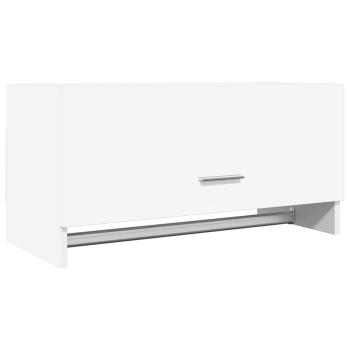 Kleiderschrank Weiß 70x32,5x35 cm Holzwerkstoff