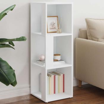 ARDEBO.de - Eckregale 33 x 33 x 100 cm Engineered Wood Weiß