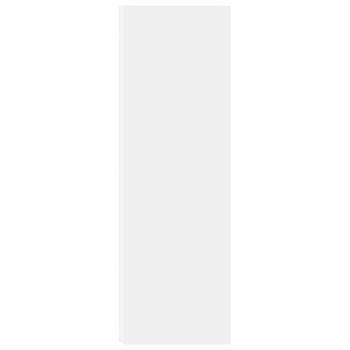 Eckregale 33 x 33 x 100 cm Engineered Wood Weiß