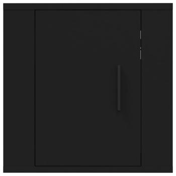 TV-Wandschränke 2 Stk. Schwarz 40x34,5x40 cm
