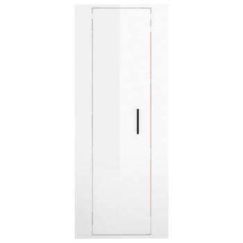 TV-Wandschrank Hochglanz-Weiß 40x34,5x100 cm