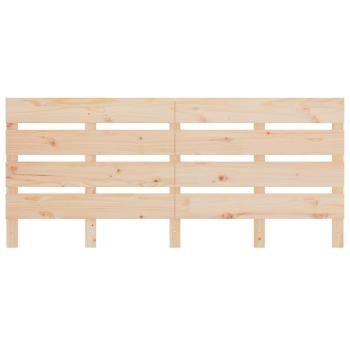 Kopfteil 200x3x80 cm Massivholz Kiefer