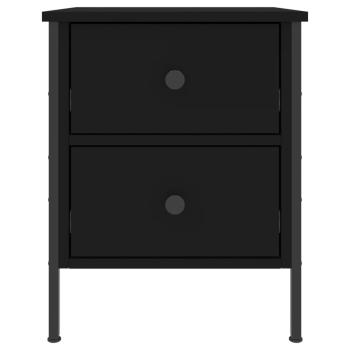 Nachttisch Schwarz 40x42x50 cm Holzwerkstoff