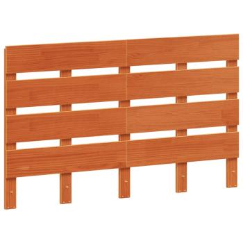 Kopfteil Wachsbraun 120 cm Massivholz Kiefer