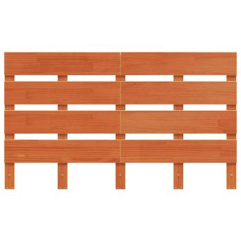 Kopfteil Wachsbraun 120 cm Massivholz Kiefer