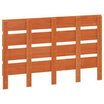 Kopfteil Wachsbraun 120 cm Massivholz Kiefer