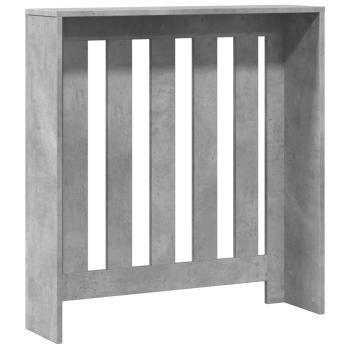 Heizkörperverkleidung Betongrau 78x20x82 cm Holzwerkstoff