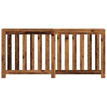 Heizkörperverkleidung Altholz-Optik 175x20x82 cm Holzwerkstoff