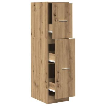 ARDEBO.de - Apothekerschrank Artisan-Eiche 30x41x118 cm Holzwerkstoff