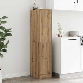 ARDEBO.de - Apothekerschrank Artisian Oak 30x41x144,5 cm Holzwerkstoff