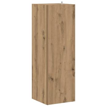 Eckregal Artisan-Eiche 33x33x100 cm Holzwerkstoff