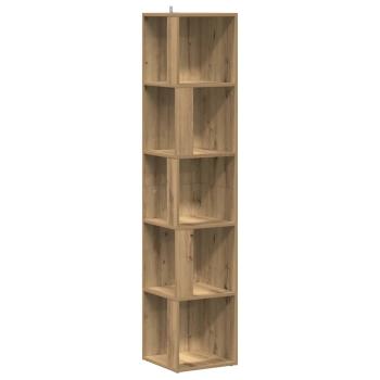 Eckregal Artisan-Eiche 33x33x165 cm Holzwerkstoff