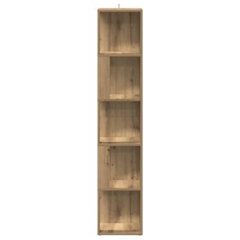 Eckregal Artisan-Eiche 33x33x165 cm Holzwerkstoff