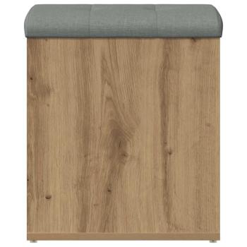 Sitzbank mit Stauraum Artisan-Eiche 42x42x45 cm Holzwerkstoff