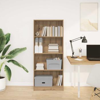 ARDEBO.de - Bücherregal Artisan-Eiche 60x24x143 cm Holzwerkstoff