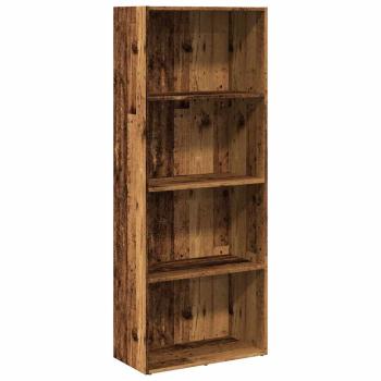 B?cherregal Altholz-Optik 60x30x152 cm Holzwerkstoff