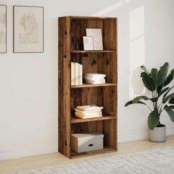 B?cherregal Altholz-Optik 60x30x152 cm Holzwerkstoff