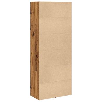 B?cherregal Altholz-Optik 60x30x152 cm Holzwerkstoff