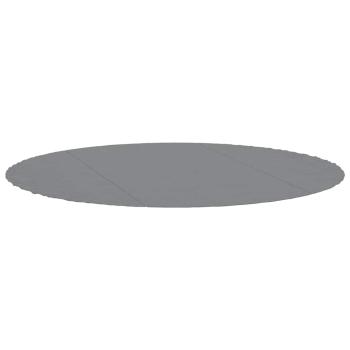 Pool-Bodentuch Hellgrau Ø306 cm Polyester Geotextil