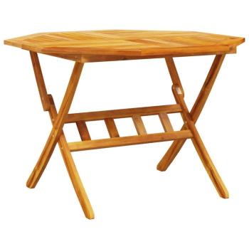 Garten Essgruppe 5 Stk. Braun Massivholz Akazie