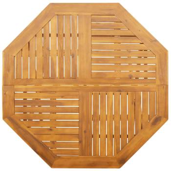 Garten Essgruppe 5 Stk. Braun Massivholz Akazie