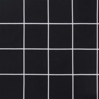 Gartenbank-Auflage Schwarz Karomuster 110x50x7 cm Stoff