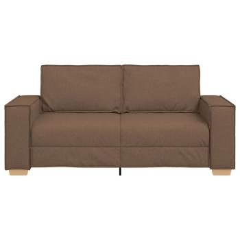 2-Sitzer Sofa Braun 180x78x84 cm Stoff