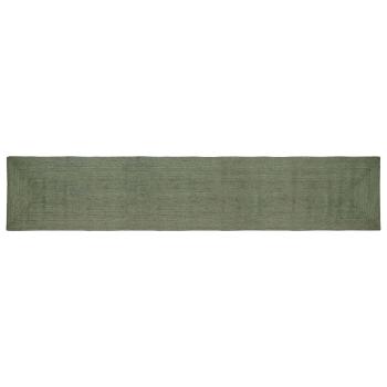 ARDEBO.de - Bereichsteppich Olivgrün 60 x 400 cm Jute