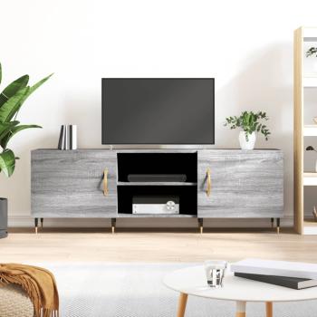 ARDEBO.de - TV-Schrank Grau Sonoma 150x30x50 cm Holzwerkstoff