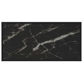 Couchtisch Schwarz 100x50x35 cm Hartglas