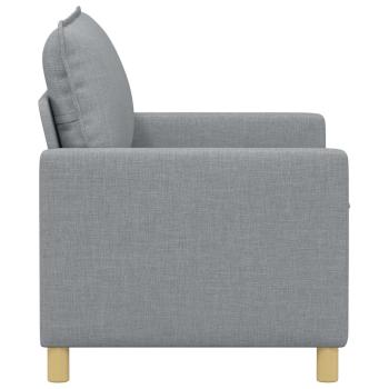Sofa Hellgrau 126 x 81 x 87,5 cm